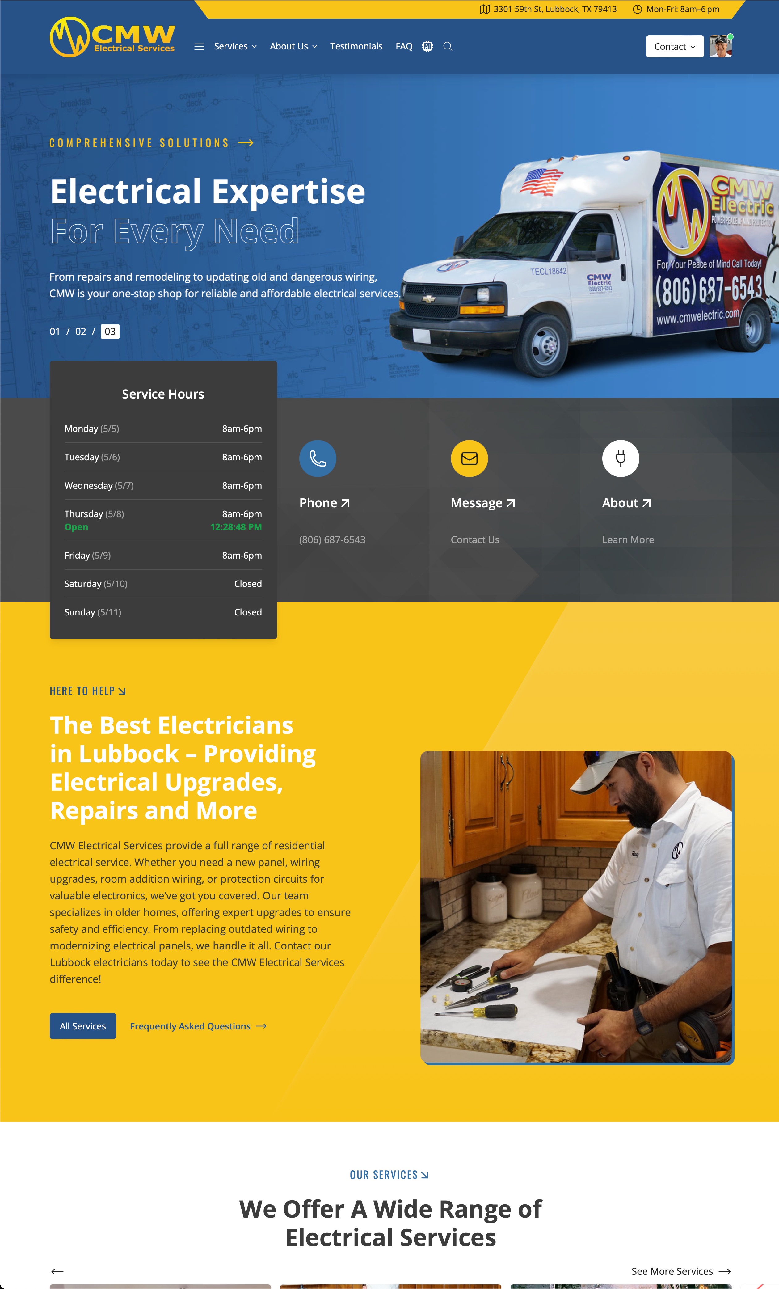 Website rankings screenshot